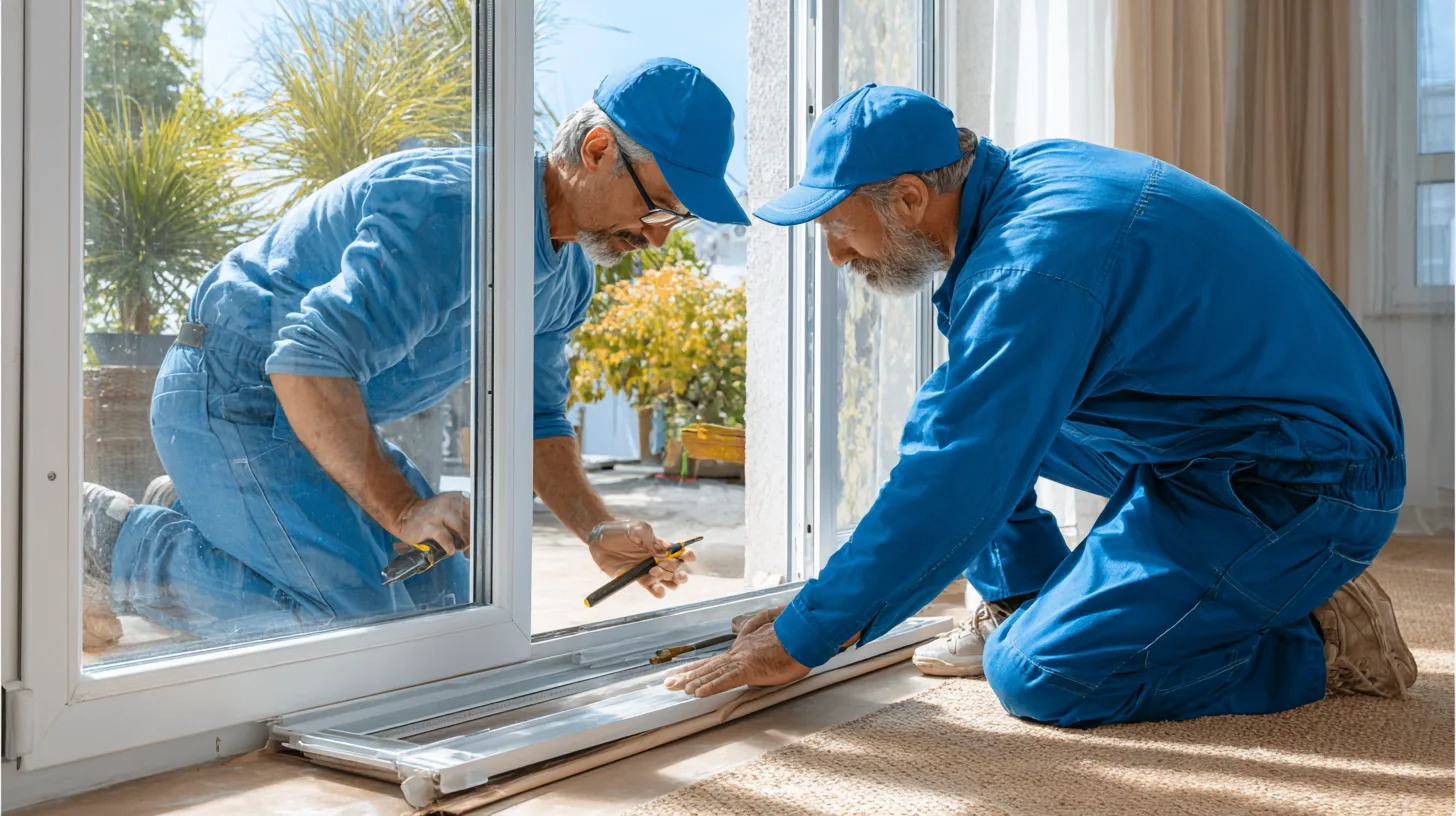 Instalación de ventanas PVC terminada